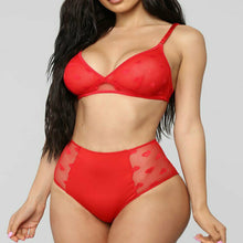 Load image into Gallery viewer, 2PCS Bikini Cover Up Beachwer Sexy Women  Lace Babydoll Underwear Nightwear Sleepwear G-string Set NEW