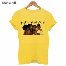 Load image into Gallery viewer, Vogue FRIENDS Tshirt femme Letter print graphic tees women melanin black girl Friends TV Show t-shirt Christmas cute pink tshirt