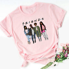 Load image into Gallery viewer, Vogue FRIENDS Tshirt femme Letter print graphic tees women melanin black girl Friends TV Show t-shirt Christmas cute pink tshirt