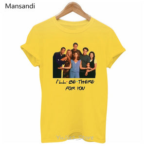 Vogue FRIENDS Tshirt femme Letter print graphic tees women melanin black girl Friends TV Show t-shirt Christmas cute pink tshirt
