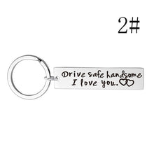 Load image into Gallery viewer, Custom Keyring Engraved Thank for All The Orgasms I Love You Key Ring Couple Keychain Jewelry Gifts Give To My Boyfriend Husband