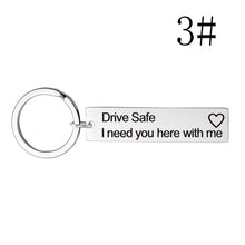 Load image into Gallery viewer, Custom Keyring Engraved Thank for All The Orgasms I Love You Key Ring Couple Keychain Jewelry Gifts Give To My Boyfriend Husband