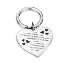 Load image into Gallery viewer, Custom Keyring Engraved Thank for All The Orgasms I Love You Key Ring Couple Keychain Jewelry Gifts Give To My Boyfriend Husband