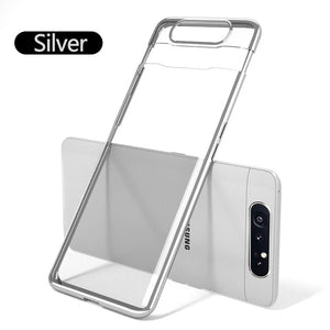GKK Luxury Transparent Plating Case For Samsung Galaxy A80 Case 360 Full Protection Perfect fit Cover For Samsung A80 case funda