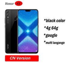 Load image into Gallery viewer, Honor 8X smartphone mobile phone 6.5&#39;&#39; full Screen OTA update Smartphone Mobile phone Android 8.1 Octa Core fingerprint ID