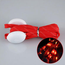 Load image into Gallery viewer, Colorful LED Sport Shoe Laces Luminous Shoelaces Glow Shoe Strings Round Flash Light Shoelaces No Tie Lazy Shoe Laces  #3