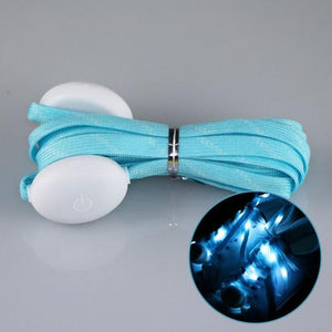 Colorful LED Sport Shoe Laces Luminous Shoelaces Glow Shoe Strings Round Flash Light Shoelaces No Tie Lazy Shoe Laces  #3