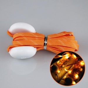 Colorful LED Sport Shoe Laces Luminous Shoelaces Glow Shoe Strings Round Flash Light Shoelaces No Tie Lazy Shoe Laces  #3