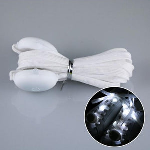 Colorful LED Sport Shoe Laces Luminous Shoelaces Glow Shoe Strings Round Flash Light Shoelaces No Tie Lazy Shoe Laces  #3