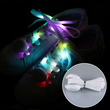 Load image into Gallery viewer, Colorful LED Sport Shoe Laces Luminous Shoelaces Glow Shoe Strings Round Flash Light Shoelaces No Tie Lazy Shoe Laces  #3