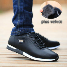 Load image into Gallery viewer, Men&#39;s PU Leather Business Casual Shoes for Man Outdoor Breathable Sneakers Male Fashion Loafers Walking Footwear Tenis Feminino