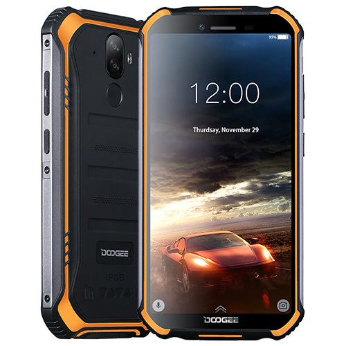 IP68 DOOGEE S40 Lite Rugged Phone Mobile Phone 5.5inch Display 4650mAh 8.0MP Fingerprint Quad Core 2GB 16GB Android 9.0