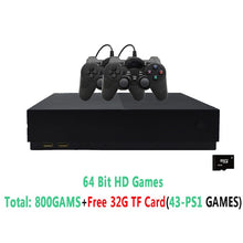 Load image into Gallery viewer, PS1 Video Game Console 64Bit 4K HD HDMI Output Retro 800 Classic Family Retro Games TV 32G XPRO joystick for gift xbox ones