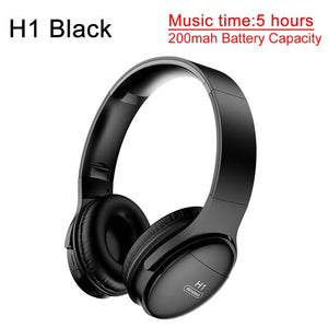 AWI H1 Pro Bluetooth Headphones Wireless Earphone Over-ear Noise HiFi Stereo Canceling Gaming Headset with Mic Support TF Card