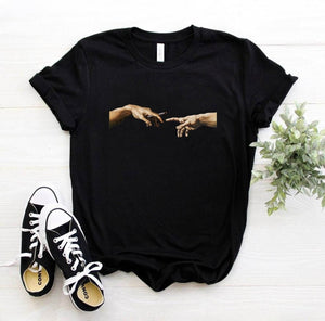 Women 2019 Summer Graphic Tee Shirt Femme Funny Princess Vogue Harajuku T Shirt Korean Tops Kawaii Streetwear Camiseta Mujer