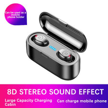 Load image into Gallery viewer, New F9 Wireless Headphones Bluetooth 5.0 Earphone TWS HIFI Mini In-ear Sports Running Headset Support iOS/Android Phones HD Call
