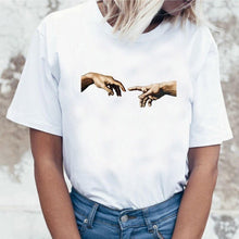 Load image into Gallery viewer, Harujuku Kawaii Friends Tv TShirt Women Korean Style Fashion T-shirt Ulzzang 90s Graphic Friends Tv Show T Shirt Top Tees Female