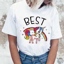 Load image into Gallery viewer, Harujuku Kawaii Friends Tv TShirt Women Korean Style Fashion T-shirt Ulzzang 90s Graphic Friends Tv Show T Shirt Top Tees Female