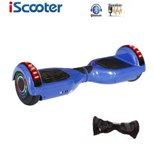 UL2722 hoverboard 6.5 inch bluetooth Chrome color Electric Skateboard steering-wheel Smart 2 wheel self Balance Standing scooter