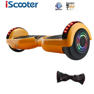 UL2722 hoverboard 6.5 inch bluetooth Chrome color Electric Skateboard steering-wheel Smart 2 wheel self Balance Standing scooter