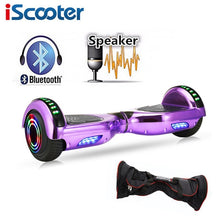 Load image into Gallery viewer, UL2722 hoverboard 6.5 inch bluetooth Chrome color Electric Skateboard steering-wheel Smart 2 wheel self Balance Standing scooter