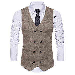 New 3 Pieces Business Blazer +Vest +Pants Suit Sets Men Autumn Fashion Solid Slim Wedding Set Vintage Classic Blazers Male