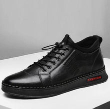 Load image into Gallery viewer, Men&#39;s PU Leather Business Casual Shoes for Man Outdoor Breathable Sneakers Male Fashion Loafers Walking Footwear Tenis Feminino