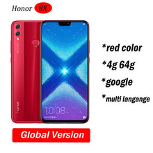 Load image into Gallery viewer, Honor 8X smartphone mobile phone 6.5&#39;&#39; full Screen OTA update Smartphone Mobile phone Android 8.1 Octa Core fingerprint ID