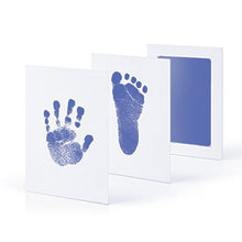 Load image into Gallery viewer, Baby Care Non-Toxic Baby Handprint Footprint Imprint Kit Baby Souvenirs Casting Newborn Footprint Ink Pad Infant Clay Toy Gifts