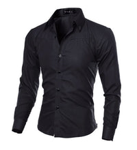 Load image into Gallery viewer, 2020 Fashion Men Luxury Casual Formal Shirt Wedding Party Decent Long Sleeve Slim Fit Tops Business Office Work Outwear Shirts