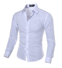 Load image into Gallery viewer, 2020 Fashion Men Luxury Casual Formal Shirt Wedding Party Decent Long Sleeve Slim Fit Tops Business Office Work Outwear Shirts