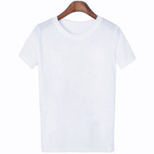 Load image into Gallery viewer, ZOGANKI New Fashion Women T Shirt Woman Short Sleeves Casual T Shirt Graphic Tees Female Summer White and Black T-shirts Tops