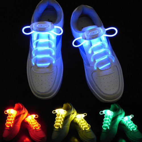 Party Skating Charming LED Flash Light Up Glow Shoelaces Shoe Laces Shoestrings