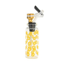 Load image into Gallery viewer, Glass Water Pipe Mini Smoking Pipe with PVC Tubes Cigarette Holder Many Color to Choose Hand Portable Mini Shisha Hookah