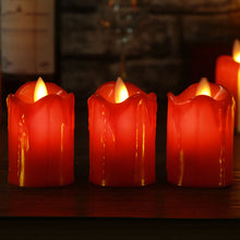 Load image into Gallery viewer, 3pcs/lot Led Flameless Candle Plastic Simulated flame LED Birthday Candle Lights Christmas Wedding Party Home Decoration