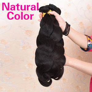 Ali Coco Brazilian Body Wave Hair Weave Bundles 100% Human Hair Bundles 1pc Non Remy Hair Extensions  3 or 4 Bundles Can Buy