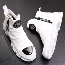Load image into Gallery viewer, New Handmade Ankle Boots for Young Men Genuine Leather Fashion Snow Boots Super Quality Men Brand Designer Shoes 5#20/10D50