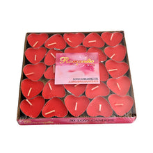 Load image into Gallery viewer, New 50pcs Romantic Heart Shape Wedding Party Birthday Fragrance Scented Candles Decor Gifts New Year Decorations