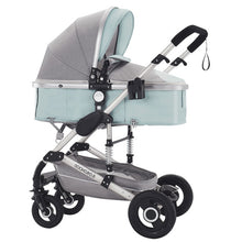 Load image into Gallery viewer, Multifunctional 3 in 1 Baby Stroller High Landscape Stroller  Folding Carriage Gold Baby Stroller Newborn Stroller