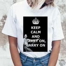 Load image into Gallery viewer, Freddie Mercury Queen Band T Shirt Women Harajuku Vintage Ullzang T-shirt Fashion Queen Tshirt 90s Graphic Rock Top Tees Female